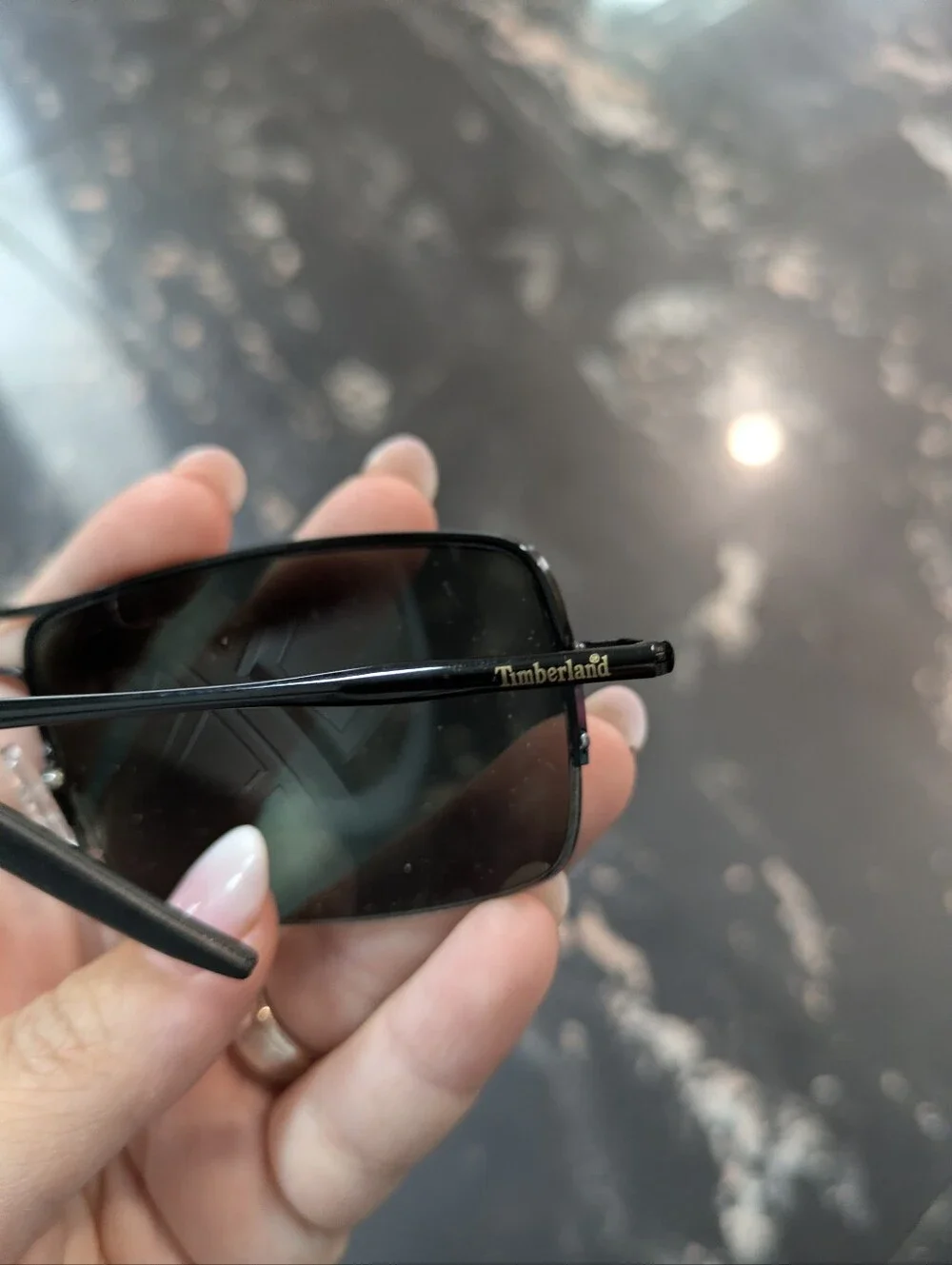 Timberland Half-Tim Black Sunglasses